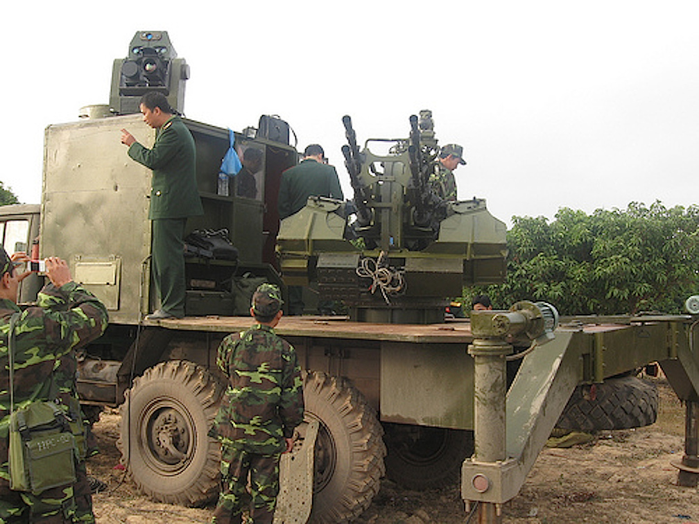 14.5 mm anti-aircraft machine gun mounted on a truck with optoelectronic sighting system copy.jpg