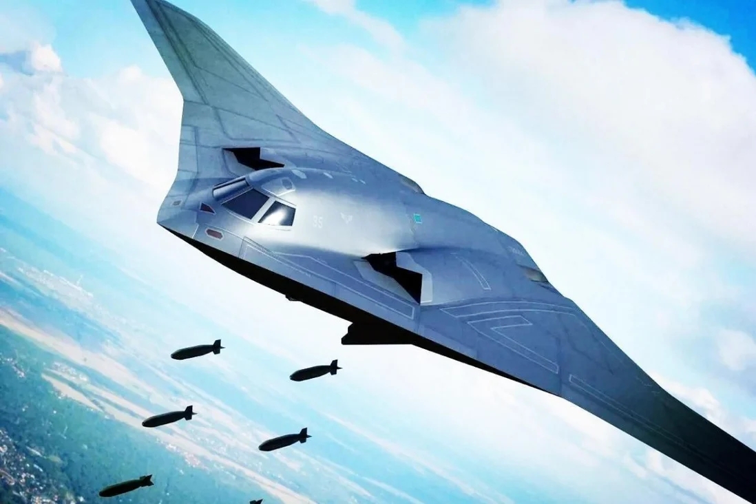 Artist’s impression of an H-20 stealth bomber (Photo - Weibo) -SCMP 20201120.jpg