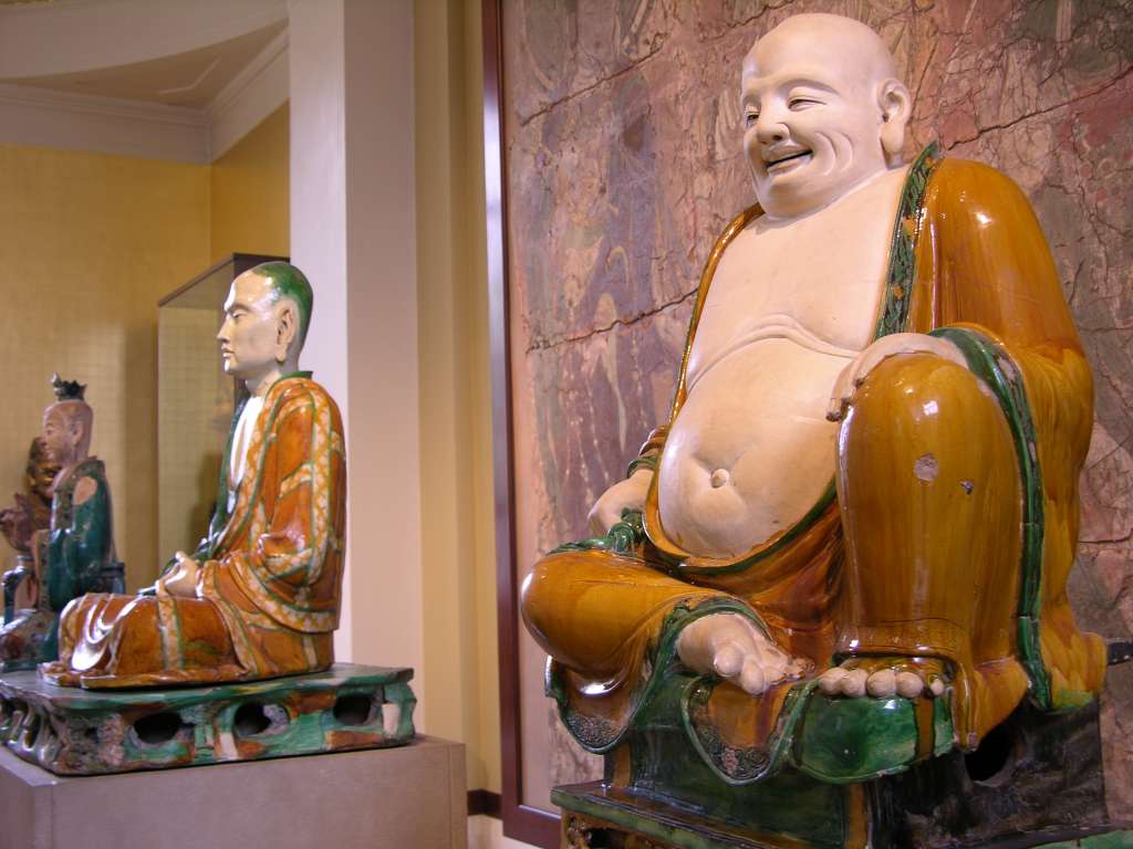 British Museum Top 20 Buddhism 07 Budai Laughing Buddha and Luohan.JPG