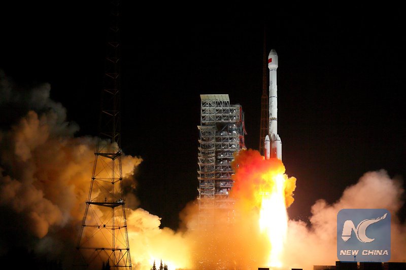 China launched two BeiDou-3 satellites into space via a single carrier rocket 20171105.jpg