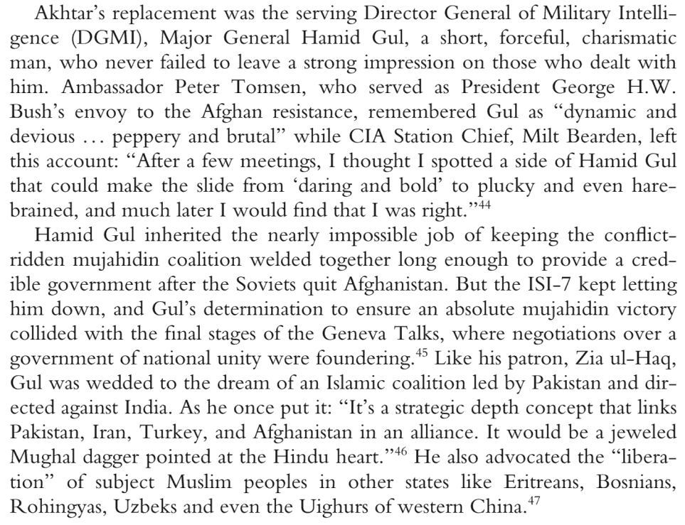 Hamid Gul's Pan-Islamic view and helping Muslim minorities worldwide.png