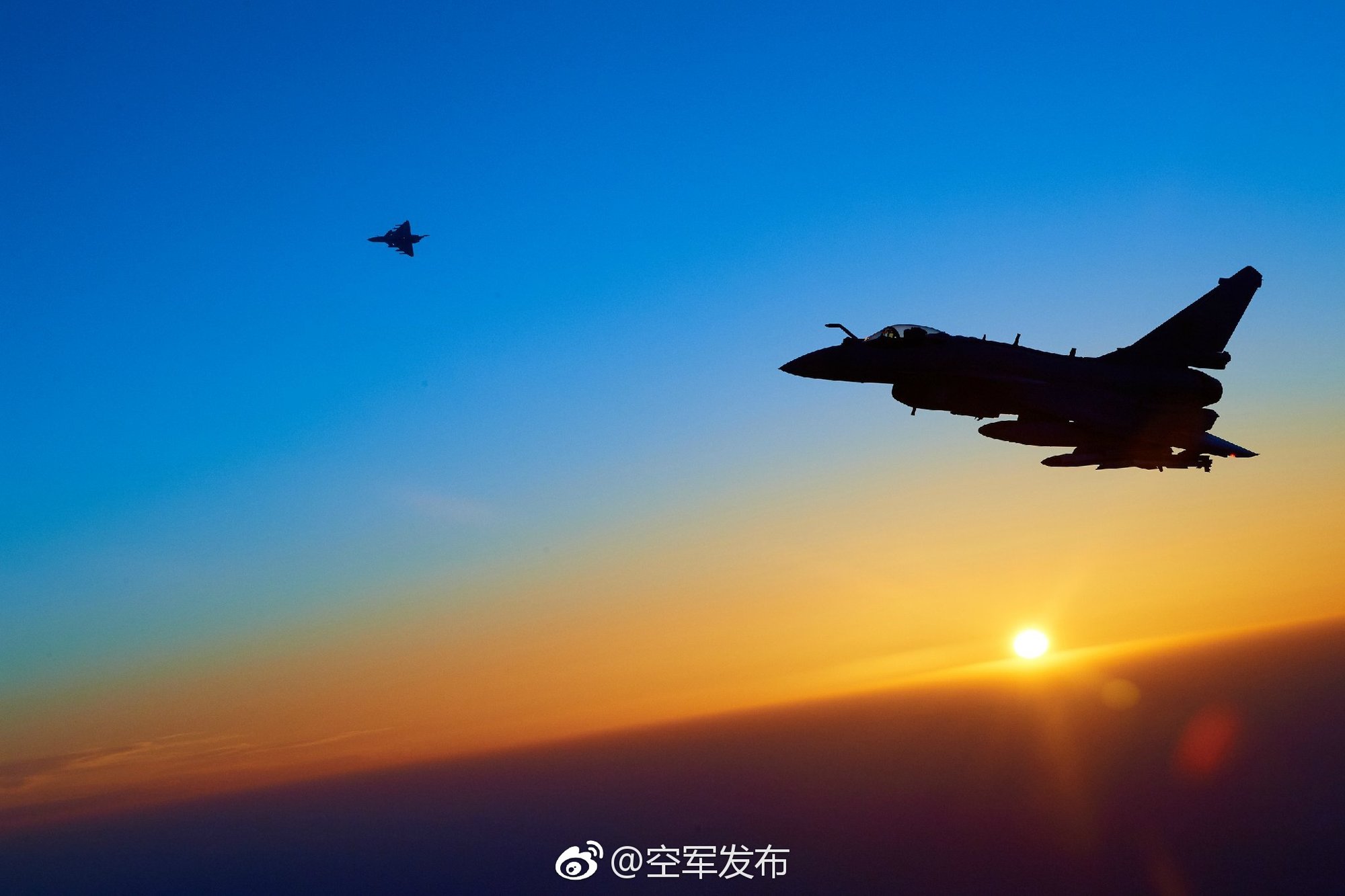 J-10C + pod + LGB - in sunset.jpg