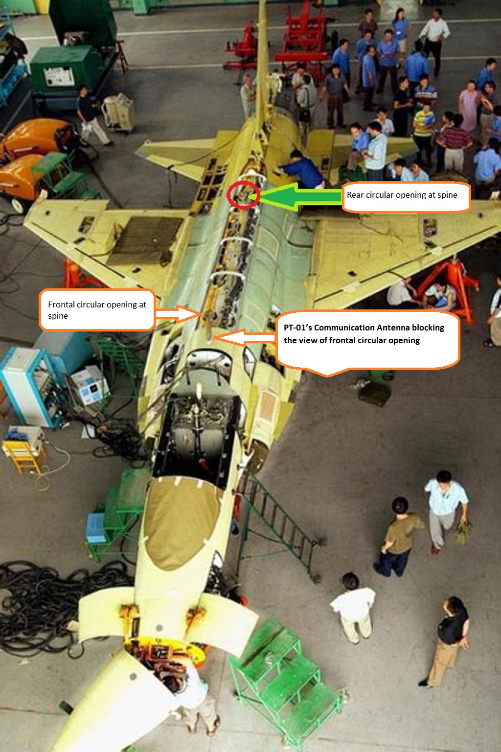 JF-17 Arrangements of fuel tank & plumbing in central fuselage-e-1.jpg