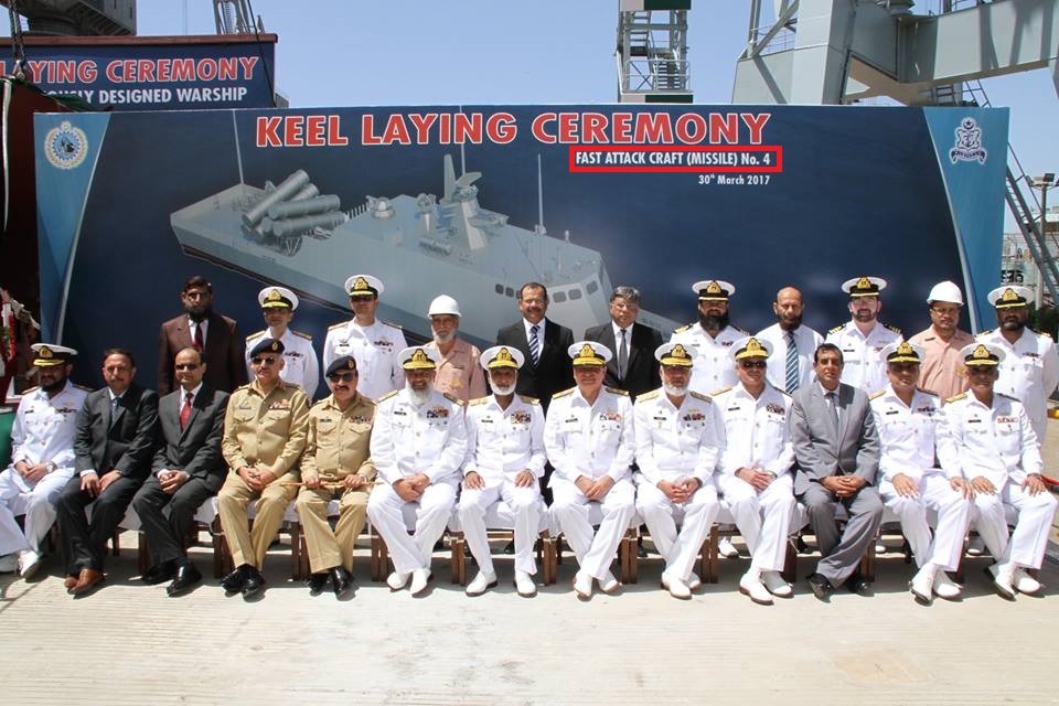 Keel Laying Ceremony Of Fast Attack Craft (Missile) Held At KS&EW 30-03-2017.jpg