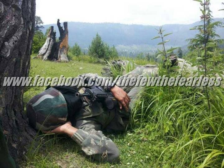 Marco taking rest after long Ops in J & K..jpg