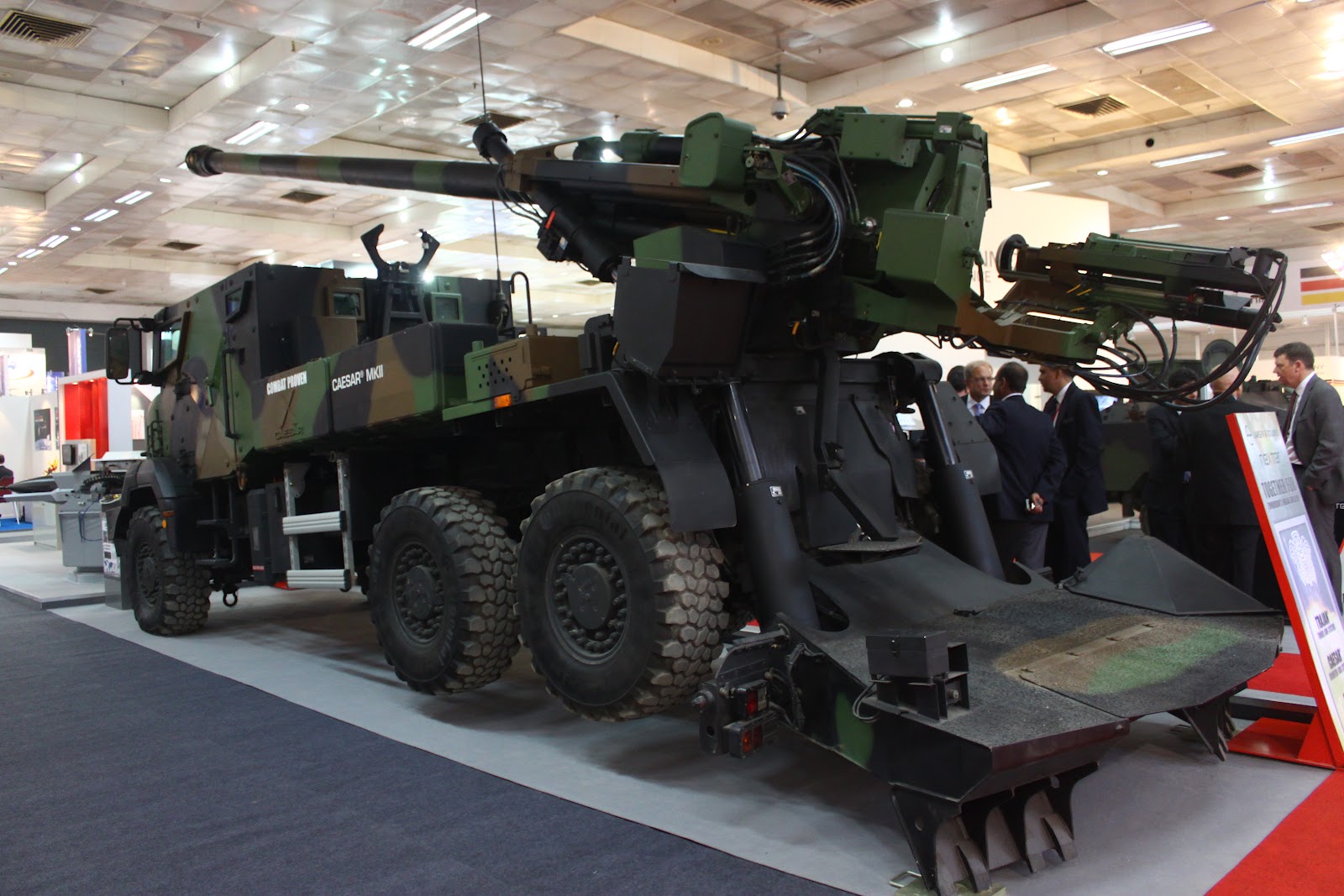 NEXTER system CAESAR highly mobile 155mm self propelled gun.JPG