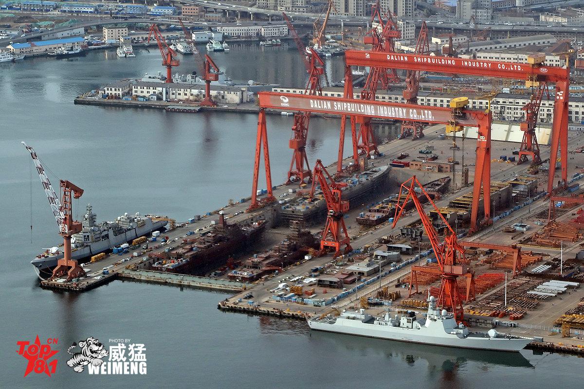 Nos of DDG being built & equipped in Dalian Shipyard 20190419 01.jpeg