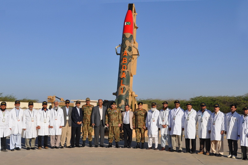 Pakistan Tests Hatf II Abdali Short Range Surface to Surface Ballistic Missile.jpg