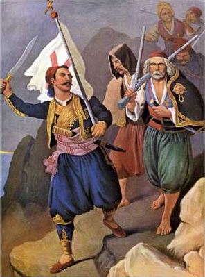 Petros Mavromichalis raises Messenia in revolt, by Peter von Hess..jpg