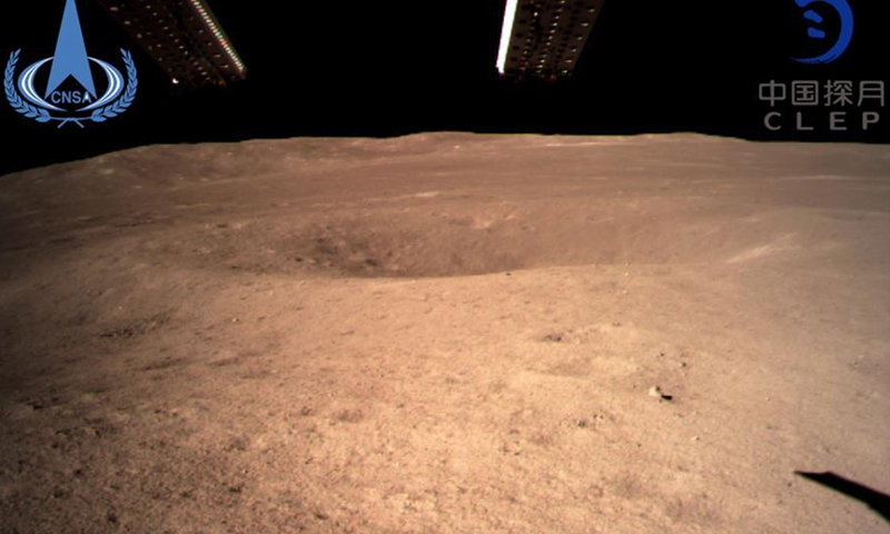 Photo provided by CNSA on 2019-01-03 shows the first image of the moon's far side taken by Ch...jpeg