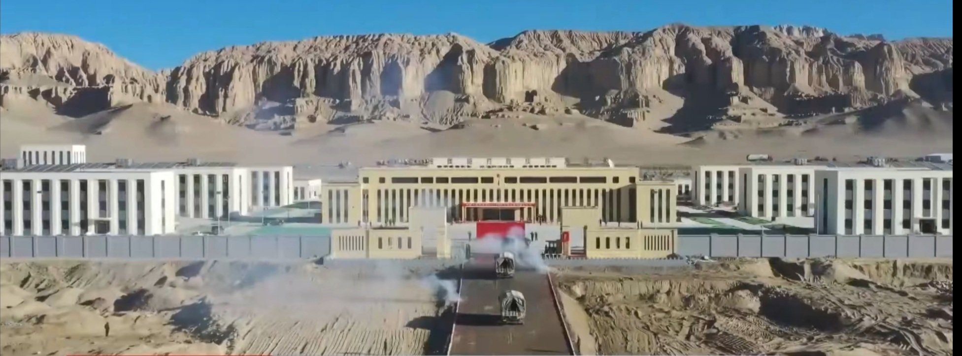 PLA's new barrack compound at altitude close to 4,000m above the sea level in Zanda County, Ti...jpg