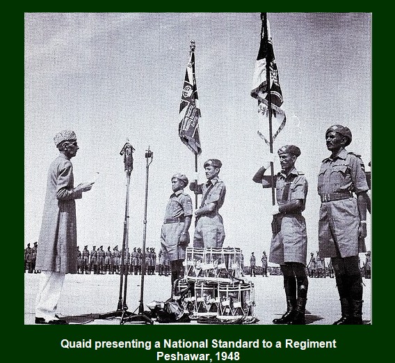 Quaid-presenting-a-National-Standard-to-a-Regiment-at-Peshawar-1948.jpg