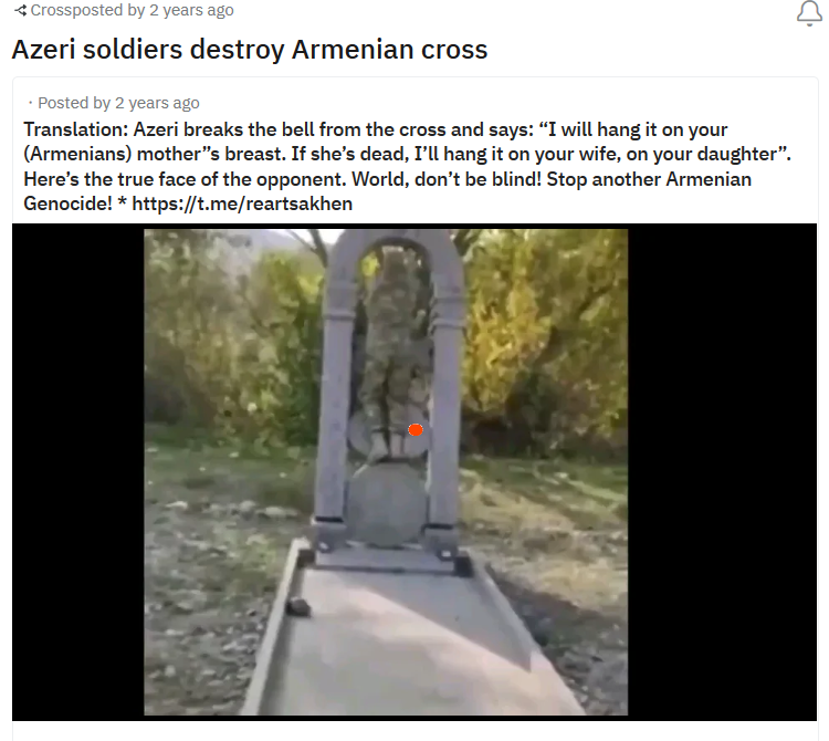 Screenshot_2022-09-15 r KarabakhConflict - Azeri soldiers destroy Armenian cross.png