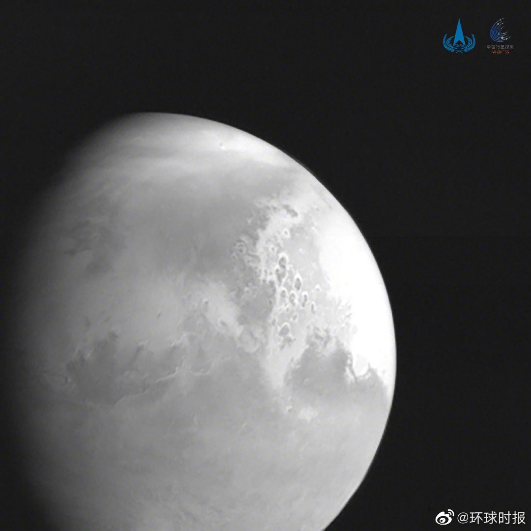 Tianwen-1 sends back the first photo of Mars 20210205 01.jpg