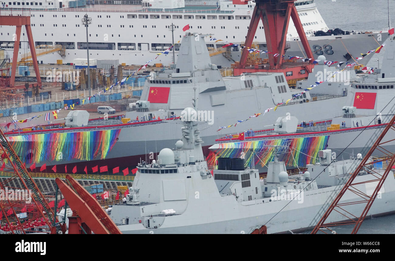 two-type-055-guided-missile-destroyers-take-water-at-the-shipyard-of-dalian-shipbuilding-indus...jpg