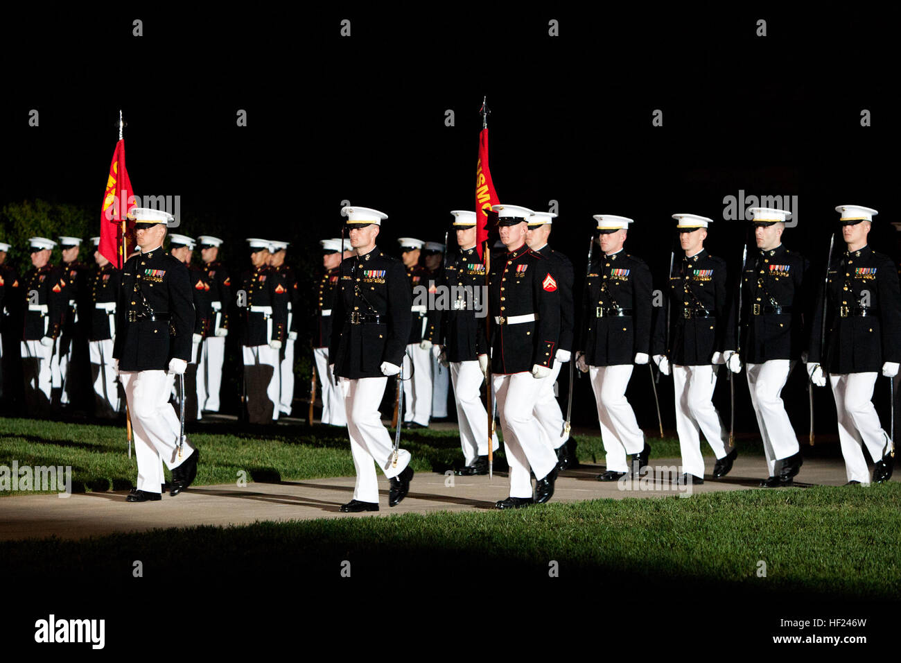 us-marines-participate-during-an-evening-parade-at-marine-barracks-HF246W.jpg