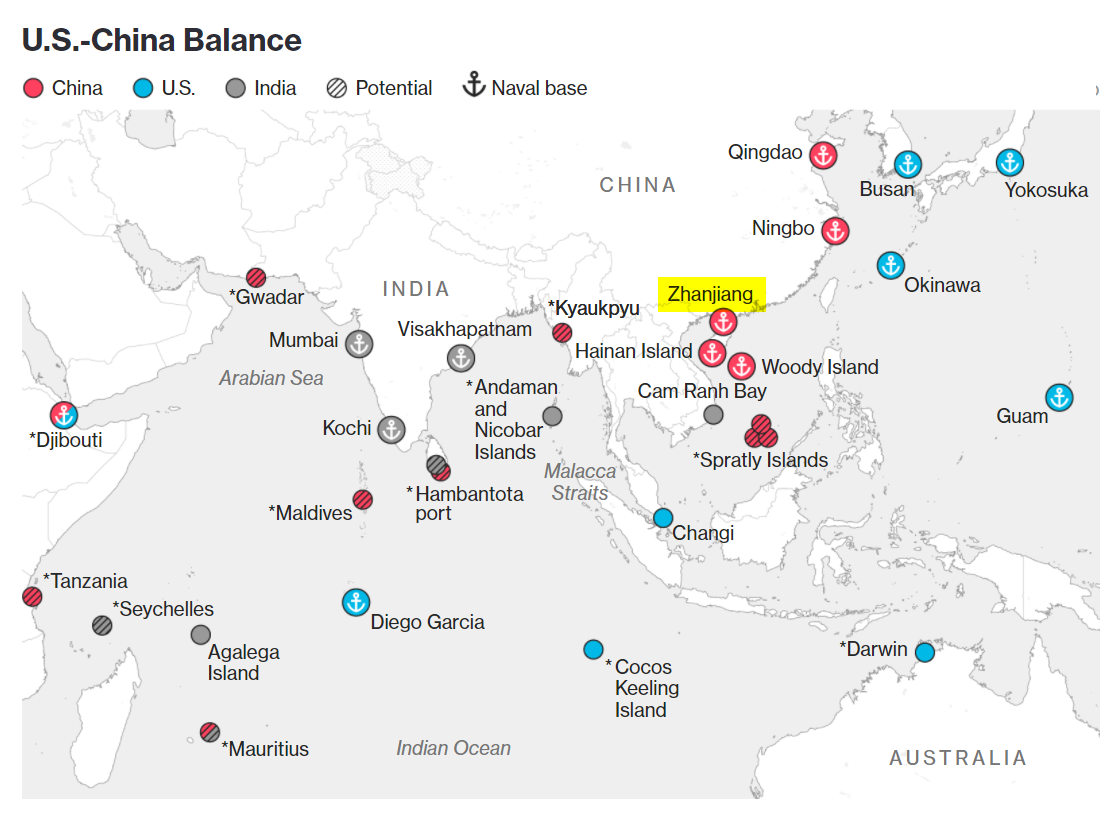 USA - China Military Bases - Zhanjiang marked.png