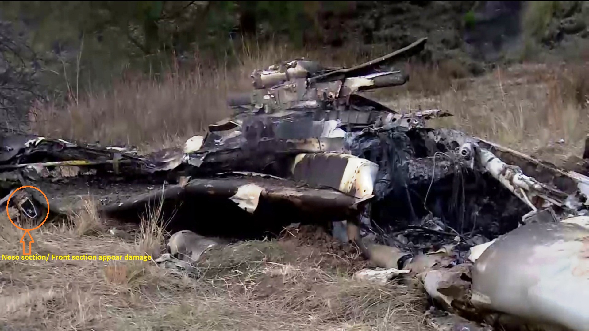 WRECKAGE of Indian Jet in Pak 27-2-2019(13-e1).jpg