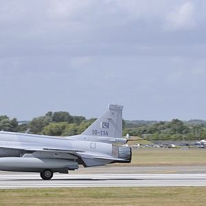 touch down thunder at farnborough air show