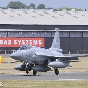 touch down thunder at farnborough air show