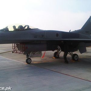 Pakistan Air Force F-16 with CFT