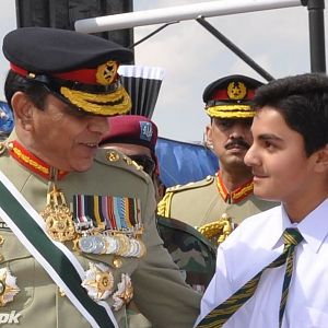 With the ex PM and present COAS