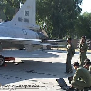 JF-17 Thunder,Pre flight checks & mission upload.