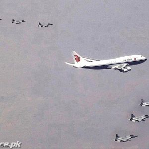 JF-17 Thunder, Escorting Chinese Premier's Jet