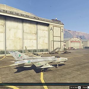 Pakistan Air Force F-7P in Gta 5 Game.