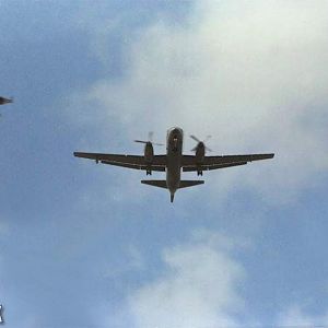 F-16s & ATLANTIC in formation