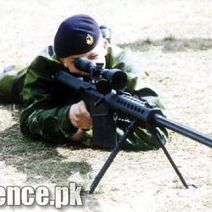 Pakistan Army special forces standerd long range .50 caliber Rifle