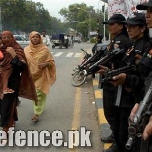 Female police commandos