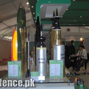 Pakistani ammunition  At an exibition.