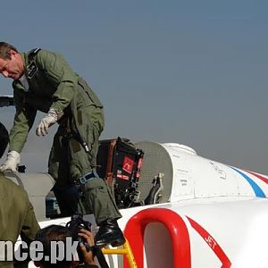 Royal Airforce Chief's visit to PAF Rislapur