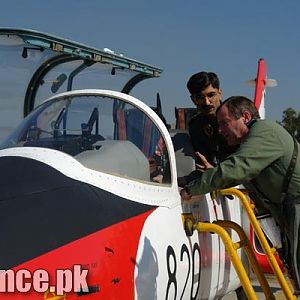 Royal Airforce Chief's visit to PAF Rislapur