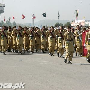 Female Cadets during Perade