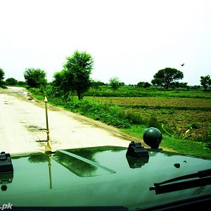 On the way to Tilla Field Firing range (Armed Escort)