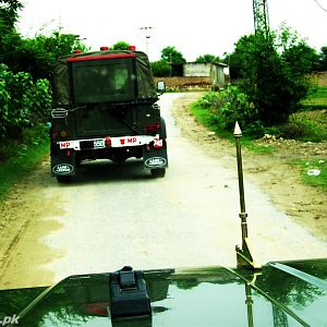 On the way to Tilla Field Firing range (Armed Escort)