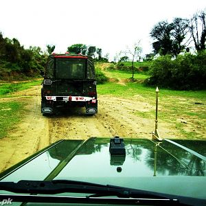 On the way to Tilla Field Firing range (Armed Escort)