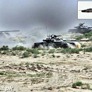 T-80 UD F-7P Zarb-e-Hadeed Exercise