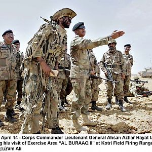 Al-Buraq II Exercise at Kotri Field Firing Range