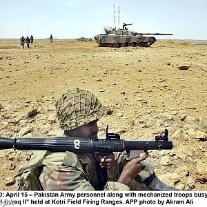 Al-Buraq II Exercise at Kotri Field Firing Range