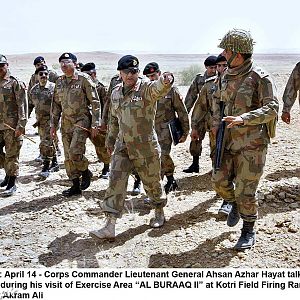 Al-Buraq II Exercise at Kotri Field Firing Range