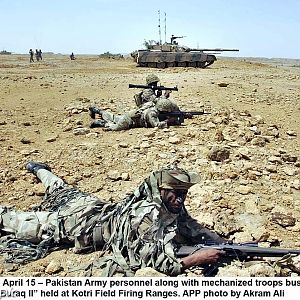 Al-Buraq II Exercise at Kotri Field Firing Range