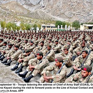 COAS address at L.O.C