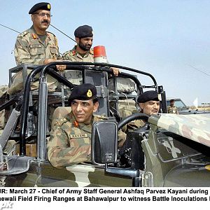 COAS's visit to khairpur tamewali field firing ranges