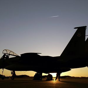 USAF F15 on Runway