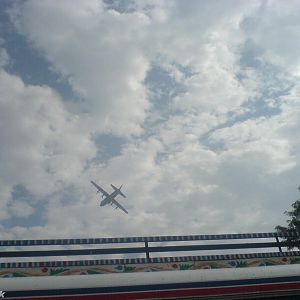 C-130 FLYING OVER NAWABSHAH