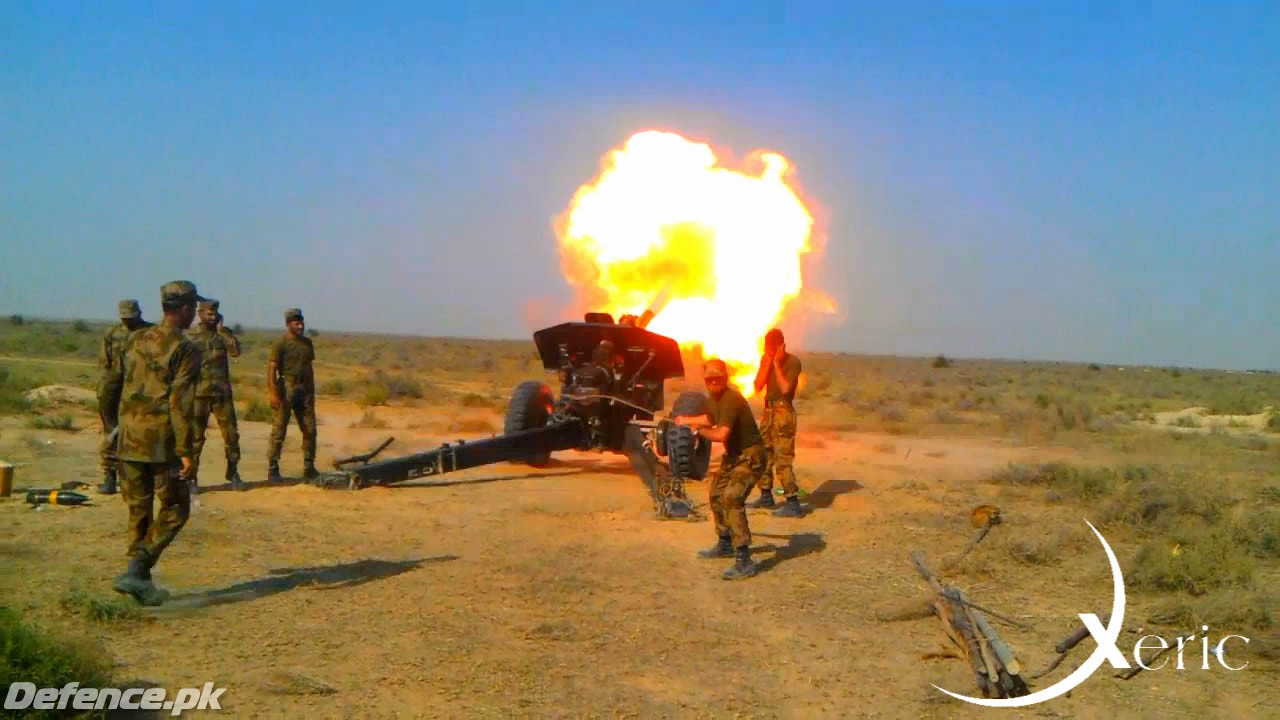 122mm Gun Flash