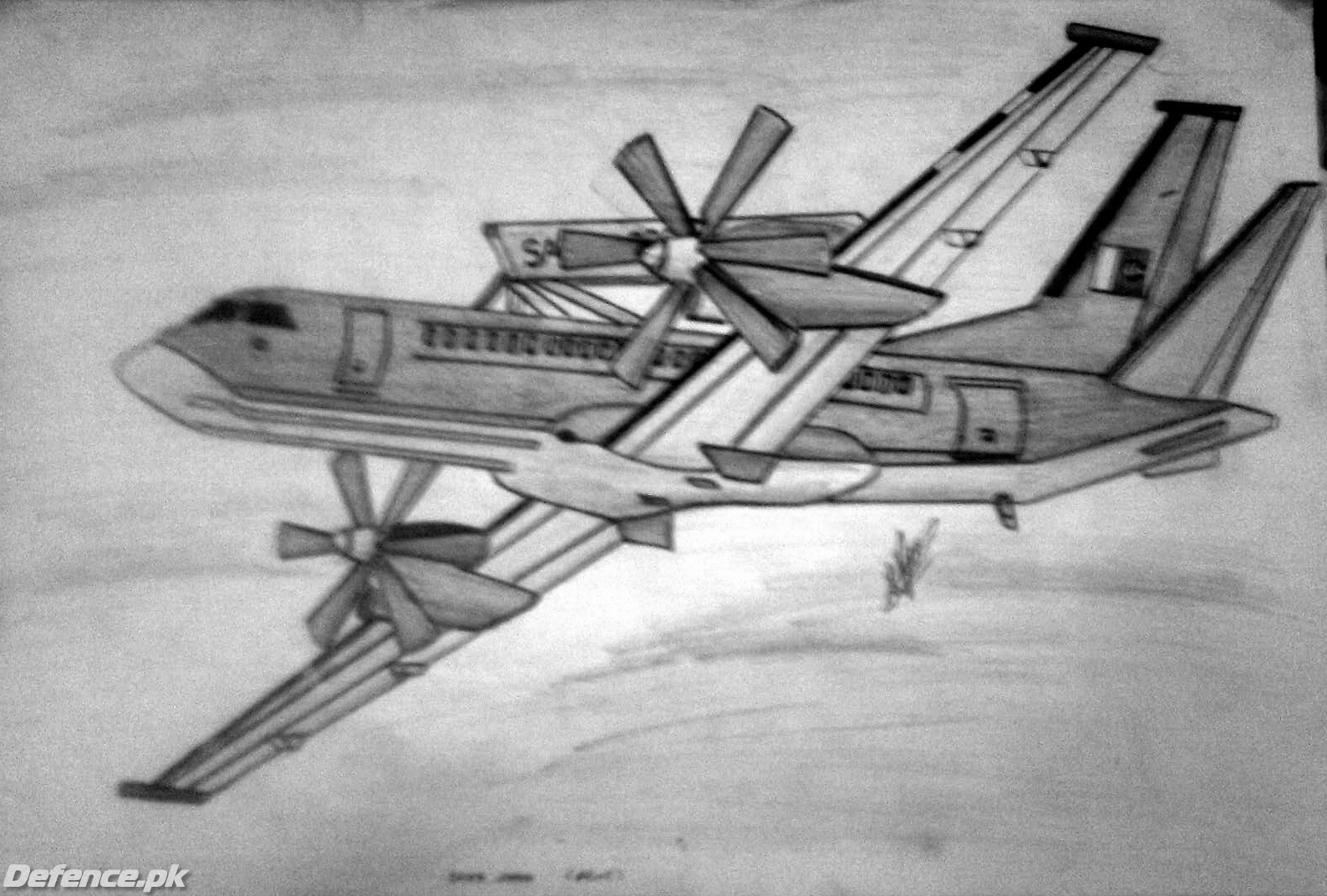 aew&c sketch by me